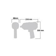 3/4" Sq. Drv. Impact Wrench | SI-1550SR | Air Tools