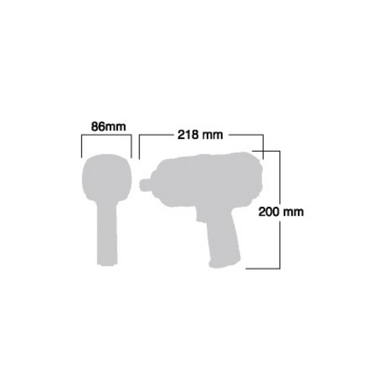 3/4" Sq. Drv. Impact Wrench | SI-1550SR | Air Tools