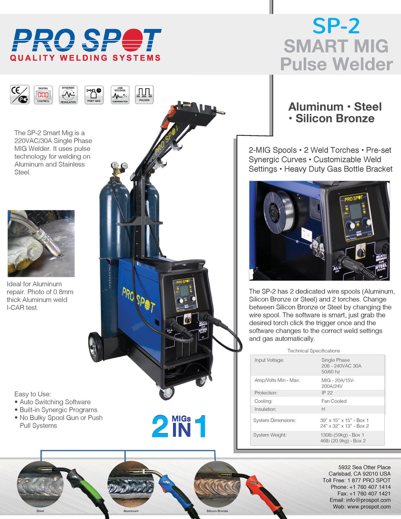 SP-2 | Pro Spot Smart MIG Welder Flyer