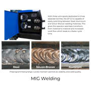 SP-5 DP MIG welding weld quality