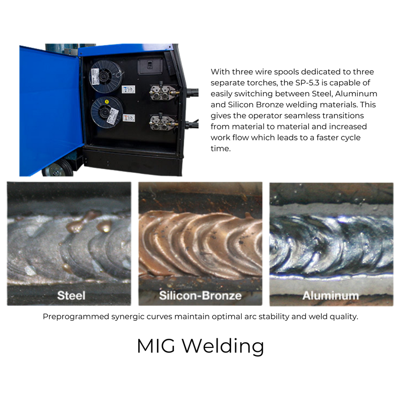 SP-5 DP MIG welding weld quality