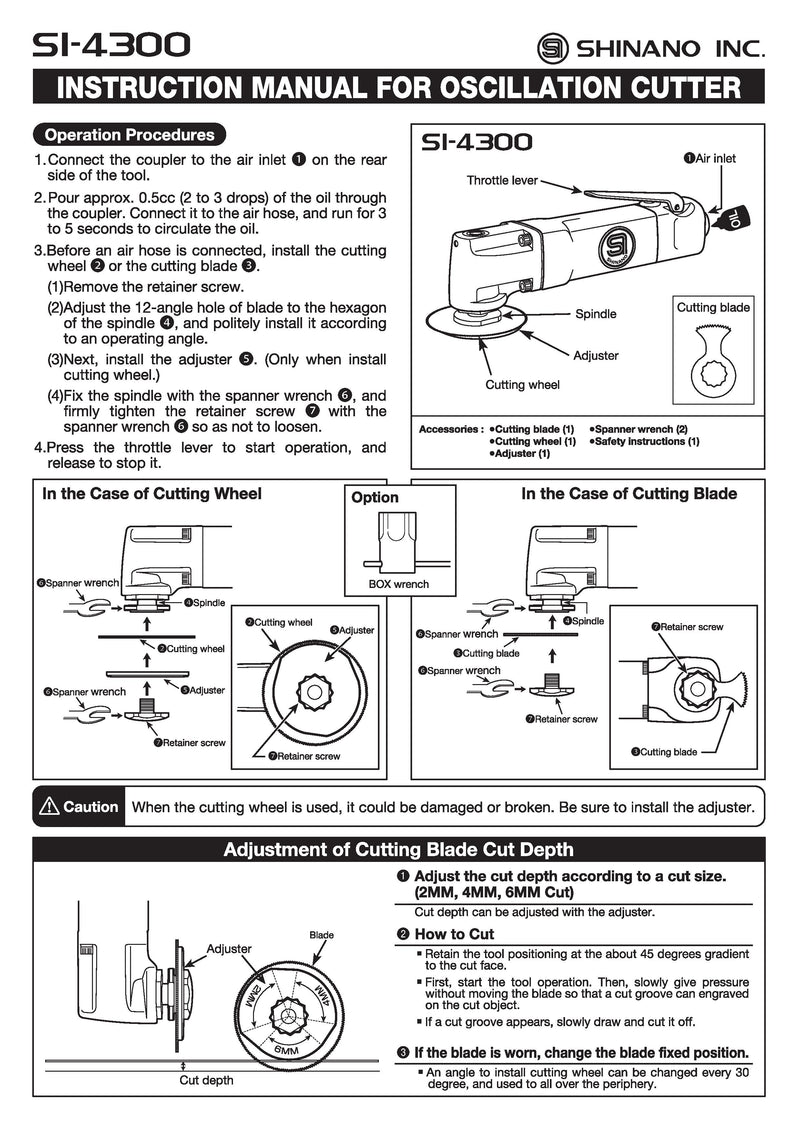 Coupeur d'oscillation | SI-4300