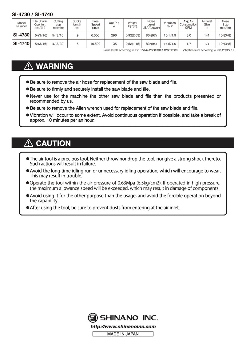 Mini scie à air | SI-4740 